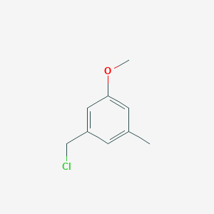 molecular formula C9H11ClO B15229252 1-(Chloromethyl)-3-methoxy-5-methylbenzene 