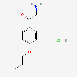 2-Amino-1-(4-propoxyphenyl)ethan-1-one hydrochloride