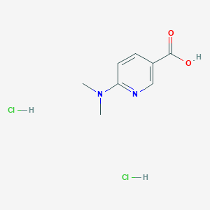 molecular formula C8H12Cl2N2O2 B1522938 6-(Dimethylamino)pyridine-3-carboxylic acid dihydrochloride CAS No. 1251923-75-7
