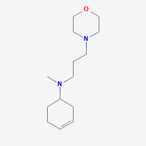 molecular formula C14H26N2O B15229414 N-Methyl-N-(3-morpholinopropyl)cyclohex-3-enamine 