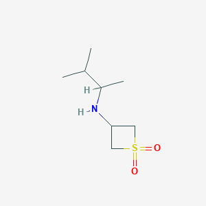 3-((3-Methylbutan-2-yl)amino)thietane1,1-dioxide