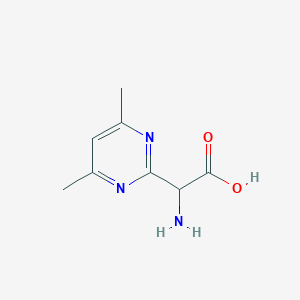 2-Amino-2-(4,6-dimethylpyrimidin-2-yl)acetic acid