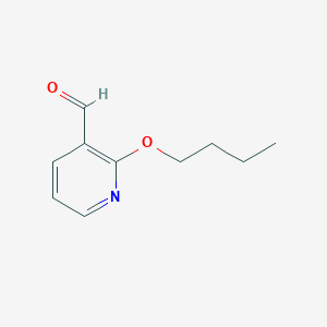 molecular formula C10H13NO2 B15229468 2-Butoxynicotinaldehyde 