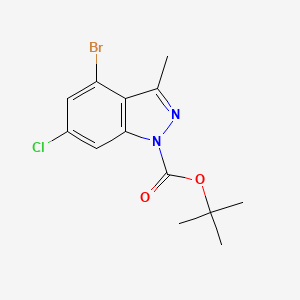 tert-Butyl 4-bromo-6-chloro-3-methyl-1H-indazole-1-carboxylate