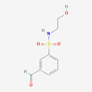 3-Formyl-N-(2-hydroxyethyl)benzenesulfonamide