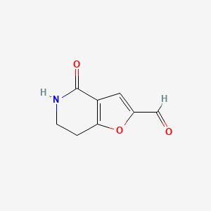 4-Oxo-4,5,6,7-tetrahydrofuro[3,2-c]pyridine-2-carbaldehyde