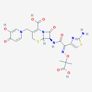 molecular formula C22H22N6O9S2 B152296 7-Atpcc CAS No. 128236-34-0