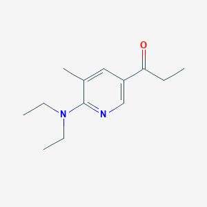 1-(6-(Diethylamino)-5-methylpyridin-3-yl)propan-1-one