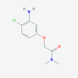 2-(3-Amino-4-chlorophenoxy)-N,N-dimethylacetamide