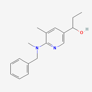 1-(6-(Benzyl(methyl)amino)-5-methylpyridin-3-yl)propan-1-ol