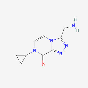 3-(Aminomethyl)-7-cyclopropyl-[1,2,4]triazolo[4,3-a]pyrazin-8(7H)-one