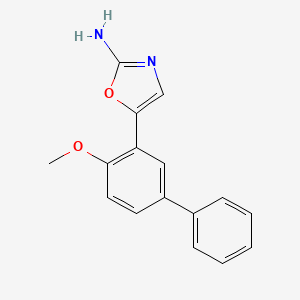 5-(4-Methoxy-[1,1'-biphenyl]-3-yl)oxazol-2-amine