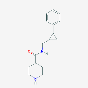 N-((2-Phenylcyclopropyl)methyl)piperidine-4-carboxamide