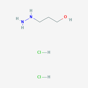 3-Hydrazinylpropan-1-ol dihydrochloride