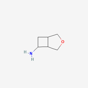 molecular formula C6H11NO B15229842 3-Oxabicyclo[3.2.0]heptan-6-amine 