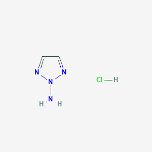 molecular formula C2H5ClN4 B15229906 2H-1,2,3-Triazol-2-amine hydrochloride 