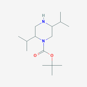 Tert-butyl 2,5-bis(propan-2-yl)piperazine-1-carboxylate