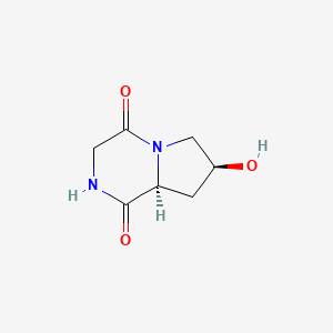 (7S,8aS)-7-Hydroxyhexahydropyrrolo[1,2-a]pyrazine-1,4-dione