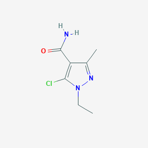 5-Chloro-1-ethyl-3-methyl-1H-pyrazole-4-carboxamide