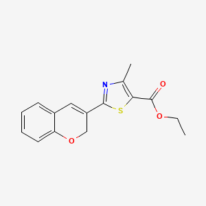 Ethyl 2-(2H-chromen-3-yl)-4-methylthiazole-5-carboxylate