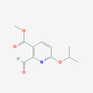 Methyl 2-formyl-6-isopropoxynicotinate