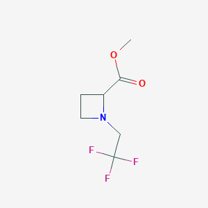 Methyl 1-(2,2,2-trifluoroethyl)azetidine-2-carboxylate