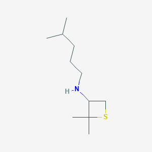 2,2-Dimethyl-N-(4-methylpentyl)thietan-3-amine