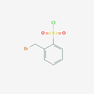 molecular formula C7H6BrClO2S B15230075 2-(Bromomethyl)benzene-1-sulfonyl chloride 