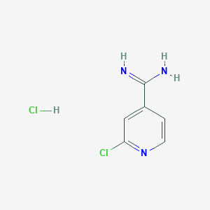 molecular formula C6H7Cl2N3 B1523011 2-氯异烟酰胺盐酸盐 CAS No. 82019-89-4
