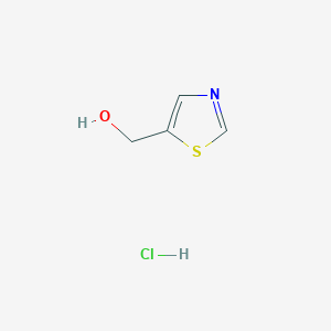 molecular formula C4H6ClNOS B15230119 Thiazol-5-ylmethanolhydrochloride 