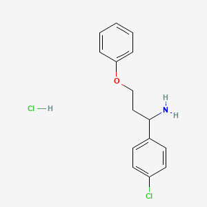 1-(1-Amino-3-phenoxypropyl)-4-chlorobenzene hydrochloride