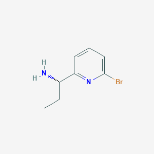 (S)-1-(6-Bromopyridin-2-yl)propan-1-amine