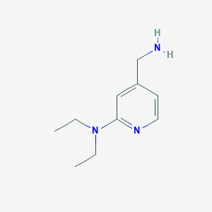 4-(Aminomethyl)-N,N-diethylpyridin-2-amine