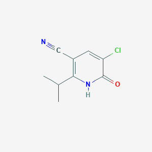 5-Chloro-2-isopropyl-6-oxo-1,6-dihydropyridine-3-carbonitrile