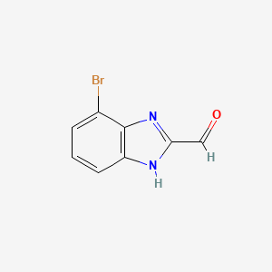 4-Bromo-1H-benzo[d]imidazole-2-carbaldehyde