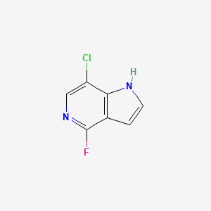 7-chloro-4-fluoro-1H-pyrrolo[3,2-c]pyridine