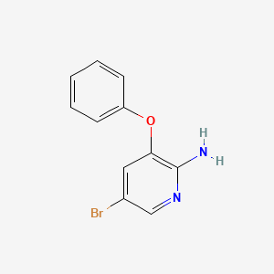 molecular formula C11H9BrN2O B1523041 5-Bromo-3-phenoxypyridin-2-amine CAS No. 953045-12-0