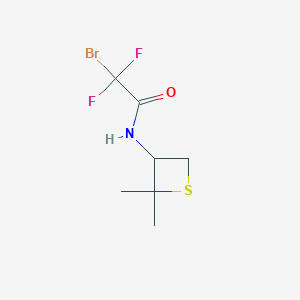 2-Bromo-N-(2,2-dimethylthietan-3-yl)-2,2-difluoroacetamide