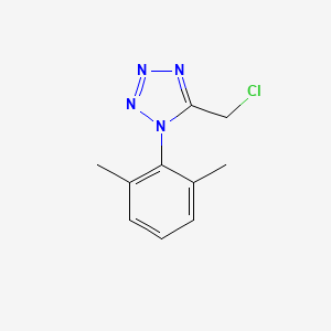 molecular formula C10H11ClN4 B1523046 5-(chloromethyl)-1-(2,6-dimethylphenyl)-1H-1,2,3,4-tetrazole CAS No. 1094328-52-5