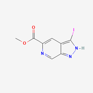 Methyl 3-iodo-1H-pyrazolo[3,4-c]pyridine-5-carboxylate