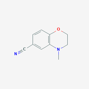 4-Methyl-3,4-dihydro-2H-benzo[b][1,4]oxazine-6-carbonitrile