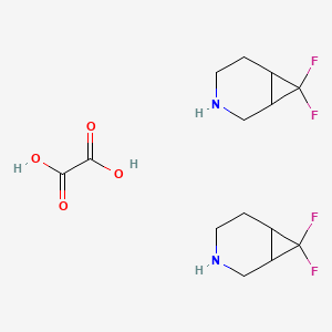 7,7-Difluoro-3-azabicyclo[4.1.0]heptanehemioxalate