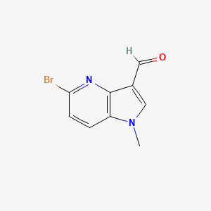 5-bromo-1-methyl-1H-pyrrolo[3,2-b]pyridine-3-carbaldehyde