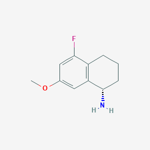 (S)-5-Fluoro-7-methoxy-1,2,3,4-tetrahydronaphthalen-1-amine