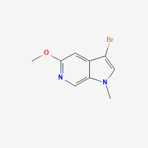 3-Bromo-5-methoxy-1-methyl-1H-pyrrolo[2,3-C]pyridine