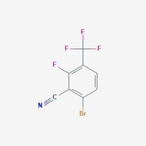 6-Bromo-2-fluoro-3-(trifluoromethyl)benzonitrile