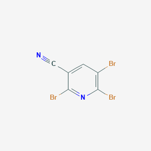 molecular formula C6HBr3N2 B15230617 2,5,6-Tribromonicotinonitrile 