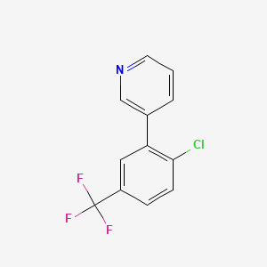 3-(2-Chloro-5-(trifluoromethyl)phenyl)pyridine