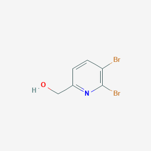 molecular formula C6H5Br2NO B15230682 (5,6-Dibromopyridin-2-yl)methanol CAS No. 1227601-26-4