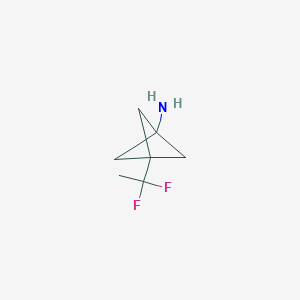 3-(1,1-Difluoroethyl)bicyclo[1.1.1]pentan-1-amine